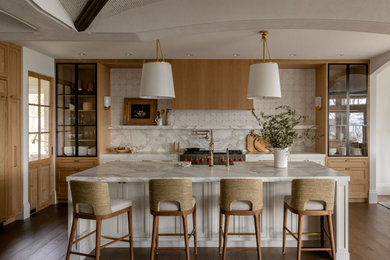 This is an example of a mediterranean kitchen in Seattle.