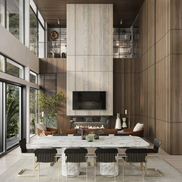 Highlight Harmony — Modern Interior Design with Natural Materials and Light Bala