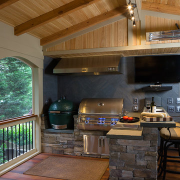 Screened Porch Satisfies Client's Needs