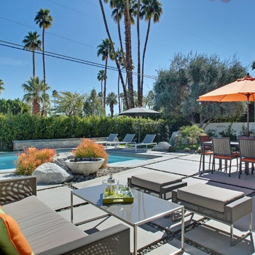 Orange Slice Mid-Century Modern