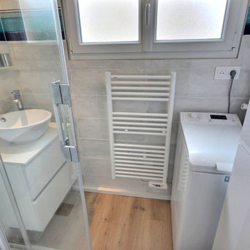 Rénovation complète d'une salle de bain et WC à Colombes