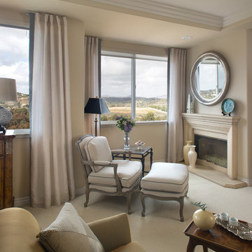 Del Mar Master Bedroom and sitting area