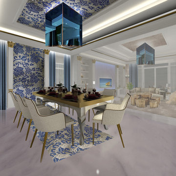 Oriental Style Dinning Room