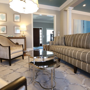 Holiday Charm Living and Dining Room