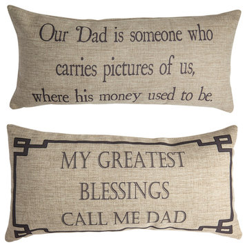 Dad Reversible Pillow Cover