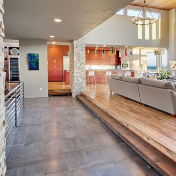 Beautiful Living Room in New Modern Home