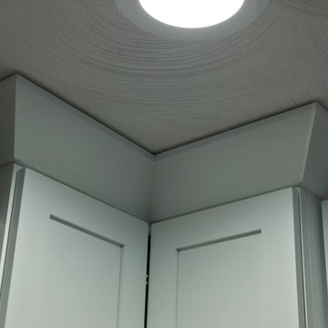 Geneseo Kitchen Remodel Dura Supreme Homestead Painted White MSI Quartz