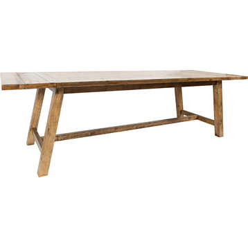 Telluride Trestle Expandable Counter Table, Naturally Distressed Telluride