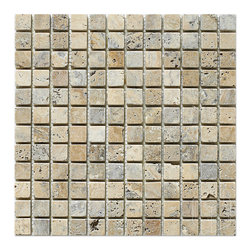 1x1 Philadelphia Scabos Mosaic Tumbled - Home Accessories & Decor