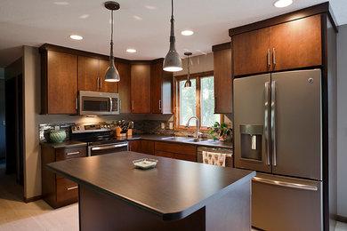 Example of a kitchen design in Other