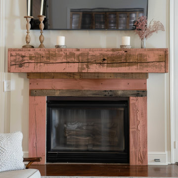 Colored Fireplace Mantels