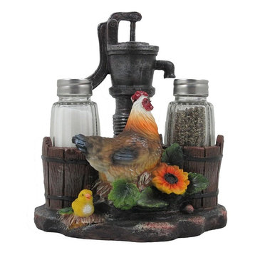 Hill Interiors Hen Salt And Pepper Shakers Set Of Two 