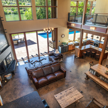 River House (SIP Panels) Chelan Falls WA, Columbia River