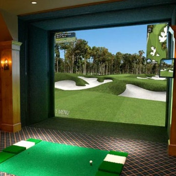 Man Cave - Full Swing Golf Simulator