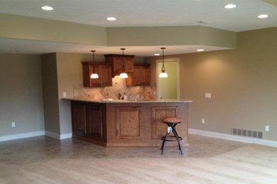 Example of a basement design in Omaha