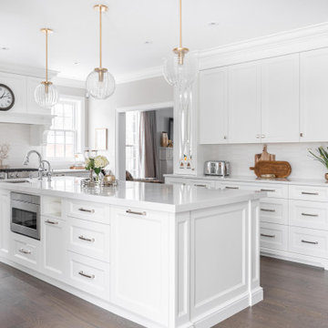 A Traditional Home Designed In Classic White
