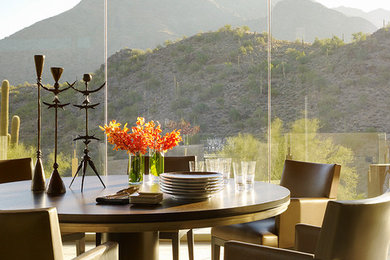 Minimalist dining room photo in Phoenix