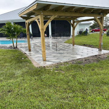 Custom Pergola & Paver Patio Installation | Florida Outdoor Living Space