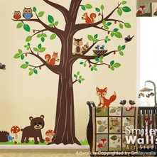 Contemporary Wall Decals by Art Fire