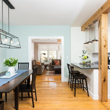 Cheerful Burns Park Kitchen in Ann Arbor, Michigan