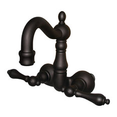 Kingston Brass Wall-Mount Clawfoot Tub Faucets In Oil Rubbed Bronze CC1071T5