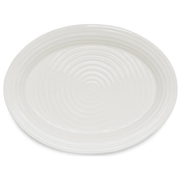 Portmeirion Sophie Conran White Large Oval Platter