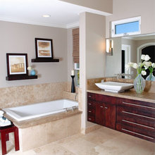 travertine and wall color