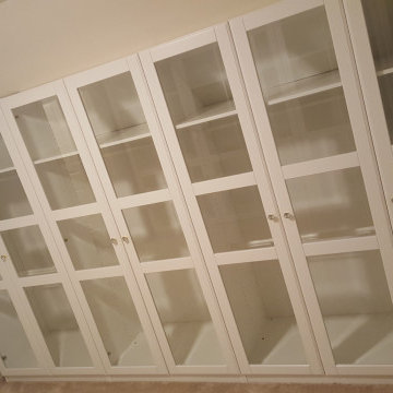 Custom IKEA PAX Wardrobe Inside Walk-in Closet