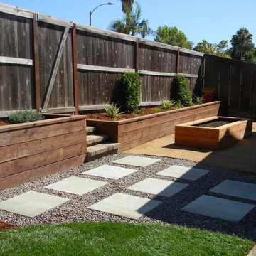 Wooden Walls & Raised Bed