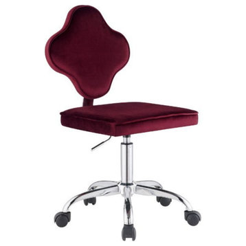 Office Chair, Red Velvet