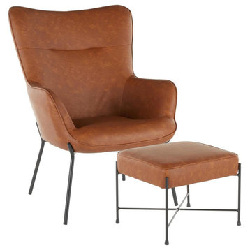 Izzy Lounge Chair + Ottoman Set