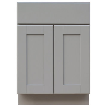 Sunny Wood GSB24-A Grayson 24"W Double Door Base Cabinet - Dove Gray