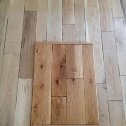 Custom Hand Beveled Rustic White Oak Flooring - Hardwood Flooring
