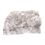 Faux Fur Throw, Ivory - Contemporary - Throws - by Pottery Barn