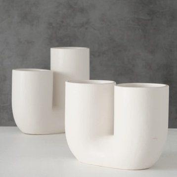 Tubular Vases, Set of 2