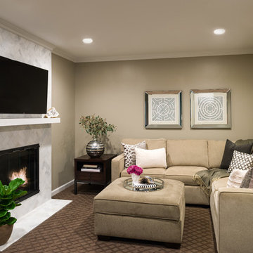 Contemporary New Jersey Family Room