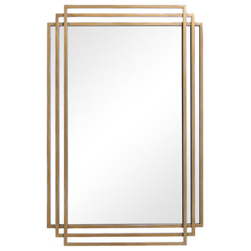 Uttermost Amherst Brushed Gold Mirror 09688