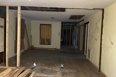 Elegant home gym photo in Charlotte