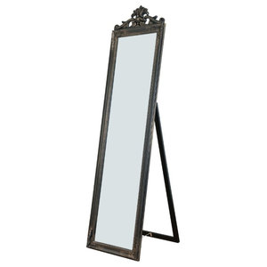 Bling Beveled Glass Cheval Mirror Contemporary Wall Mirrors