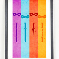 Teenage Mutant Ninja Turtles Minimalist Poster - Prints And Posters