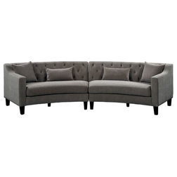 Transitional Sectional Sofas by Homesquare
