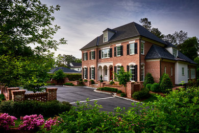 Inspiration for a timeless exterior home remodel in Raleigh