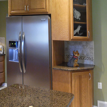 Oak Cabinetry with Arch