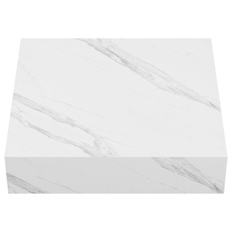 Swiss Madison SM-WSM600-SH Monaco 24" Stone Composite Vanity Top - White Marble