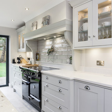 Two tone kitchen in a classic shaker style