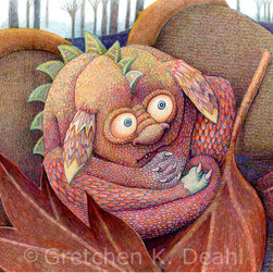 Baby Monster Art Print - Nursery Decor