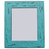 Rustic Malibu Blue Distressed Wood Frame, 4"x6"