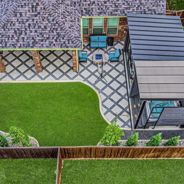 Birdie Dr | Paved Patio Design | Landscape Architect