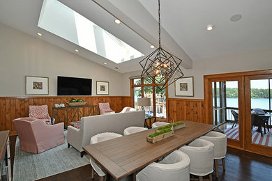 Trendy family room photo in Other