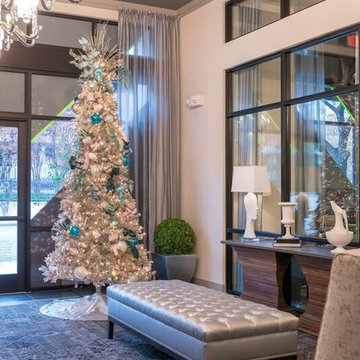 Apartment Living: Downtown Christmas, Funky and Chic